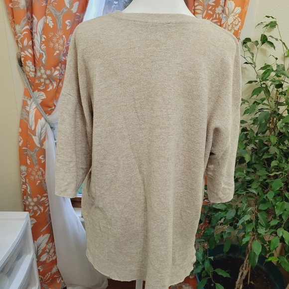 Zara Trafaluc Collection Oatmeal Colored Sweater - Picture 4 of 5